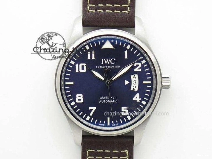 MIROTIME 0101 Portugieser Chrono  42 IW390406 RG ZF 1:1 Best Edition Blue Dial on Brown Leather Strap A Durable 7129